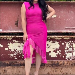 House of CB fushia dress